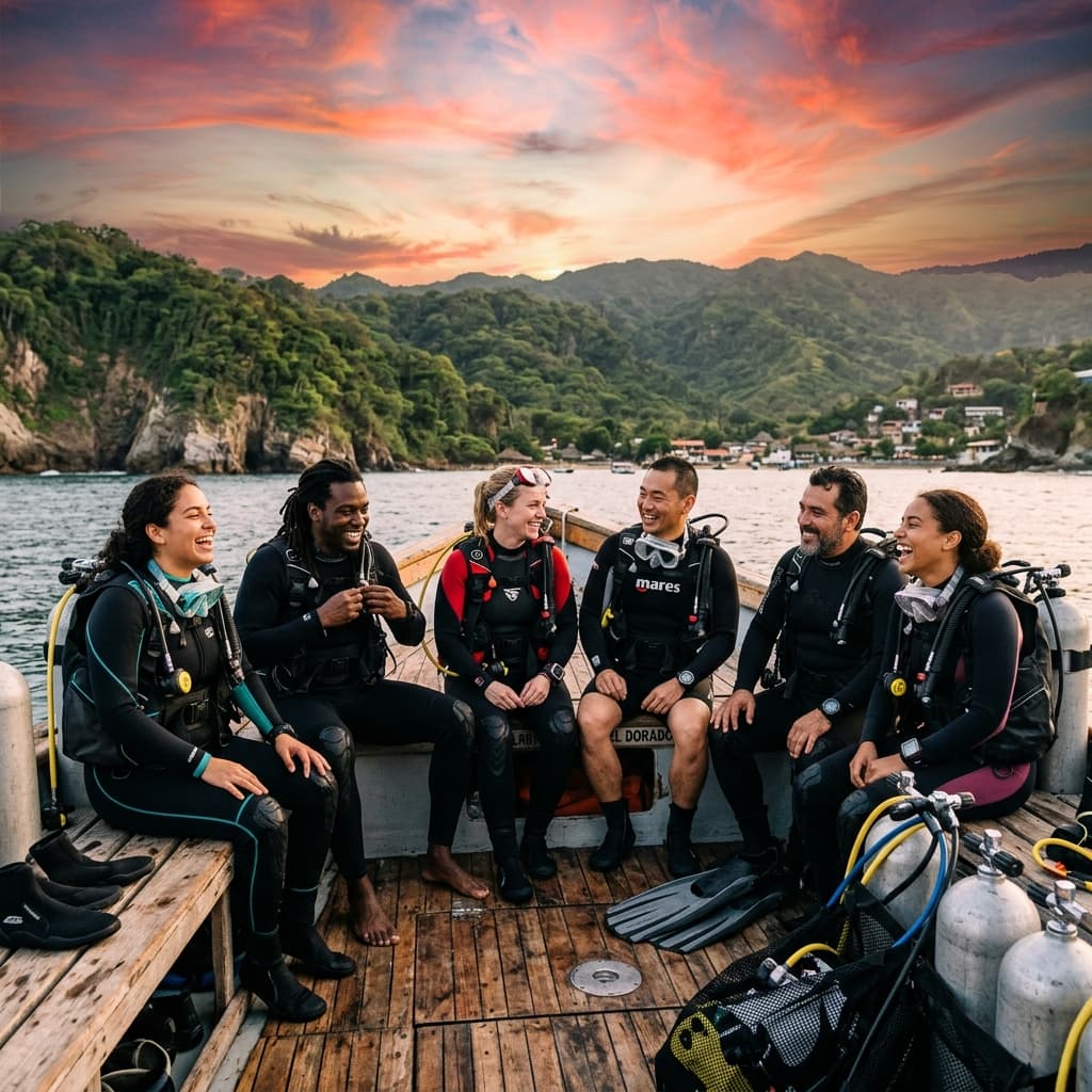 Divers exploring underwater